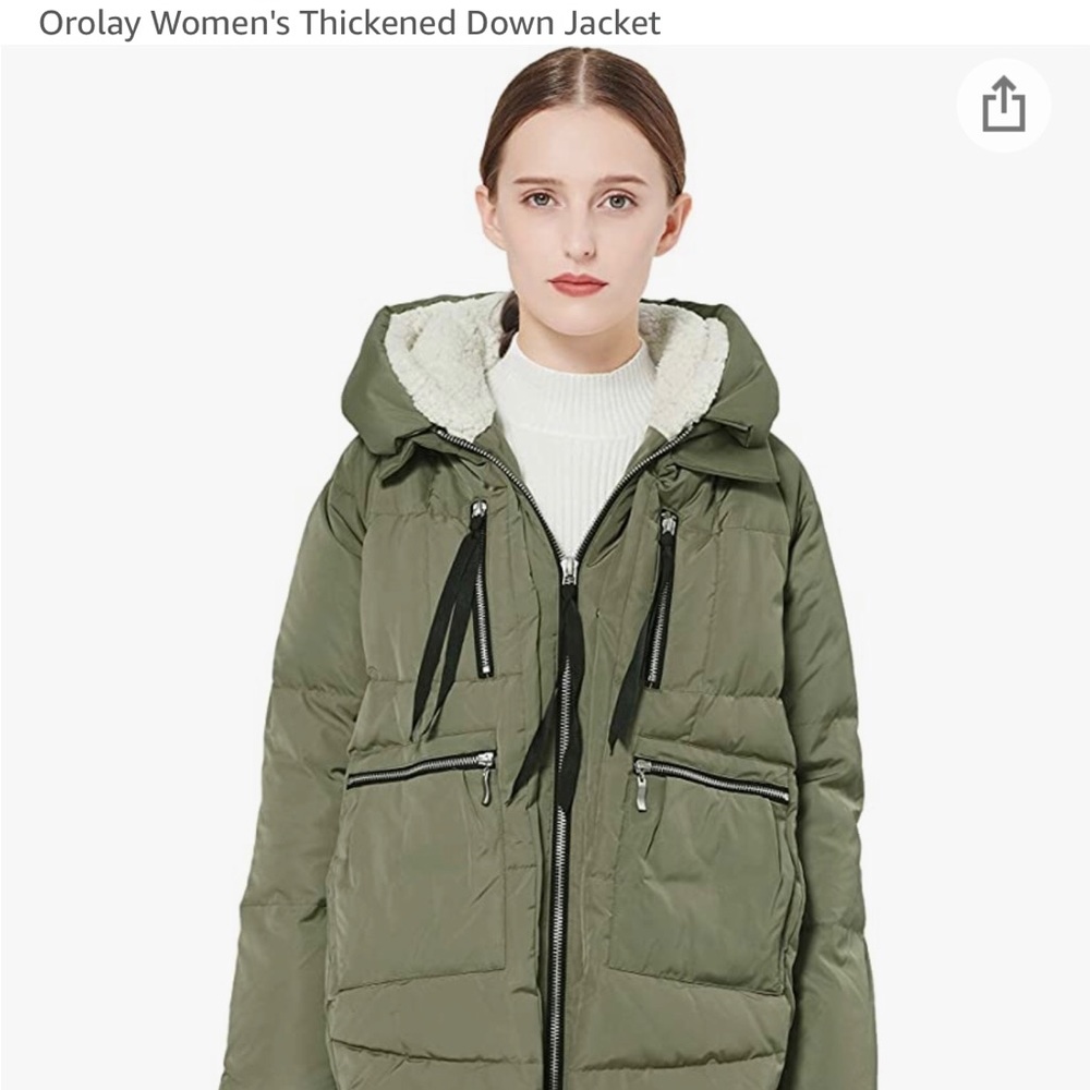 The Amazon Coat! Orolay Women’s Long Coat Size M